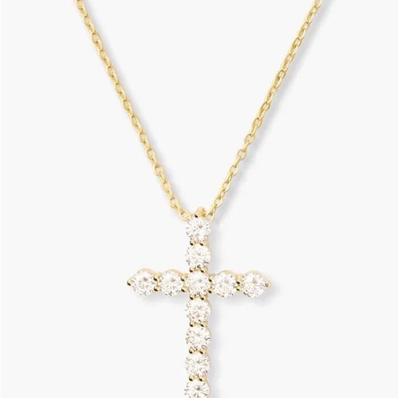 Melinda Maria "Oh She Fancy" Small Cross Pendant - Picture 1 of 5